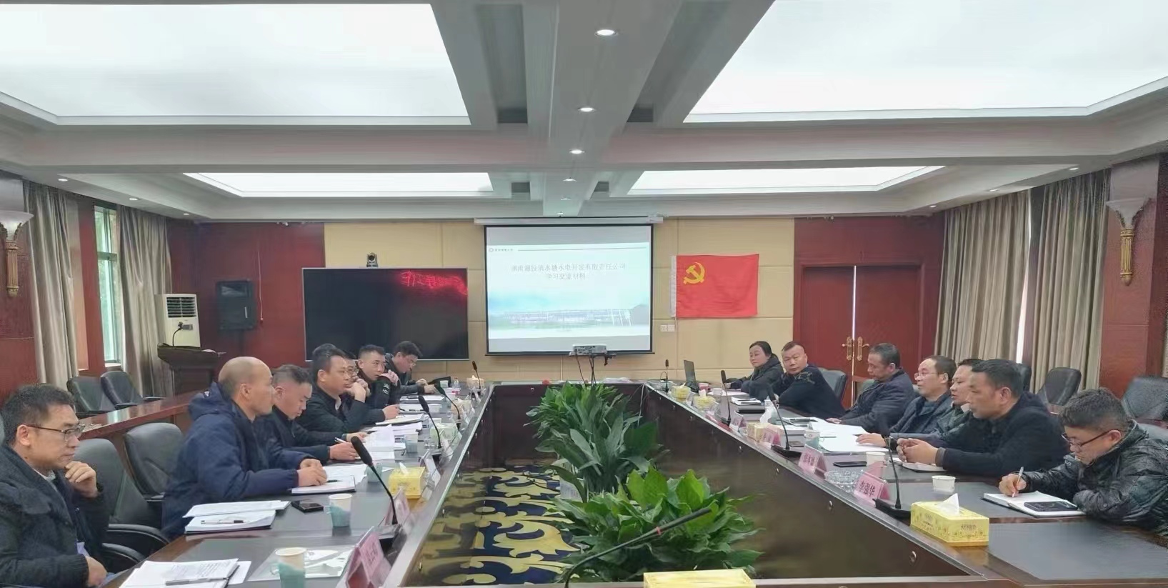 株洲航電分公司、空洲島公司聯合調研安江水電站和清水塘水電站